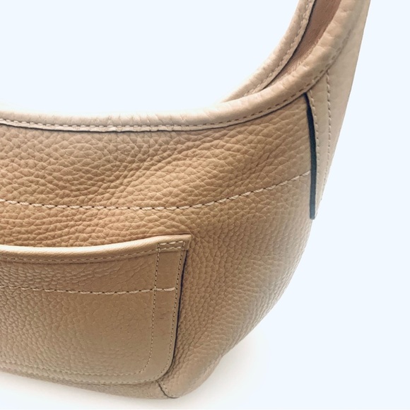 COACH Ergo Natural Tan Pebble Grain Leather Hobo Bag Vintage 11612 - Picture 6 of 11